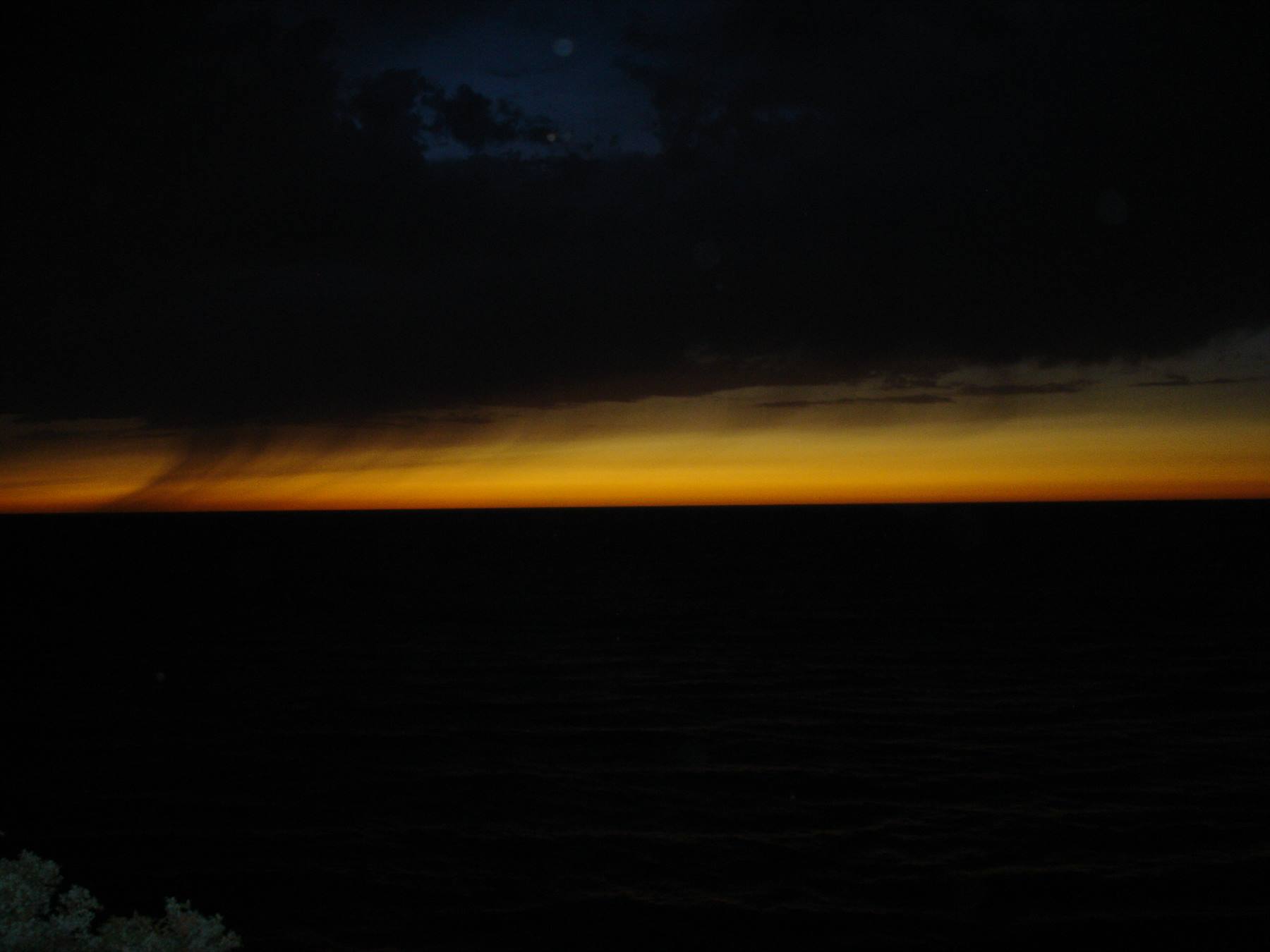 tramonto di tempesta a Porto Alabe