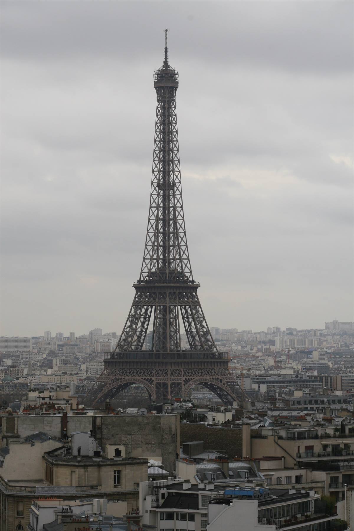 Tour Eiffel da Arc de Triomphe