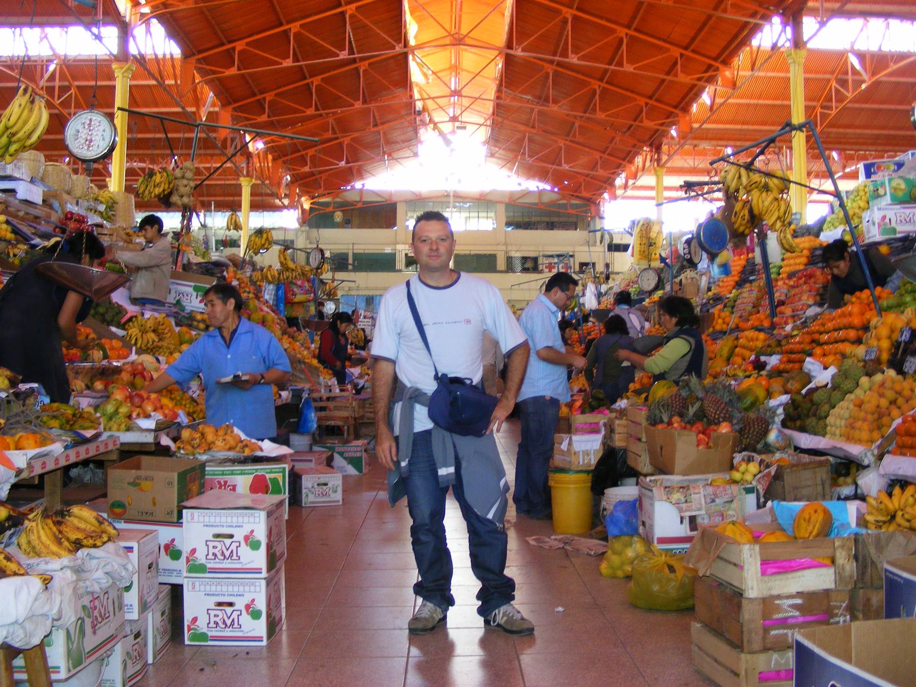 Io nel mercato di Arequipa