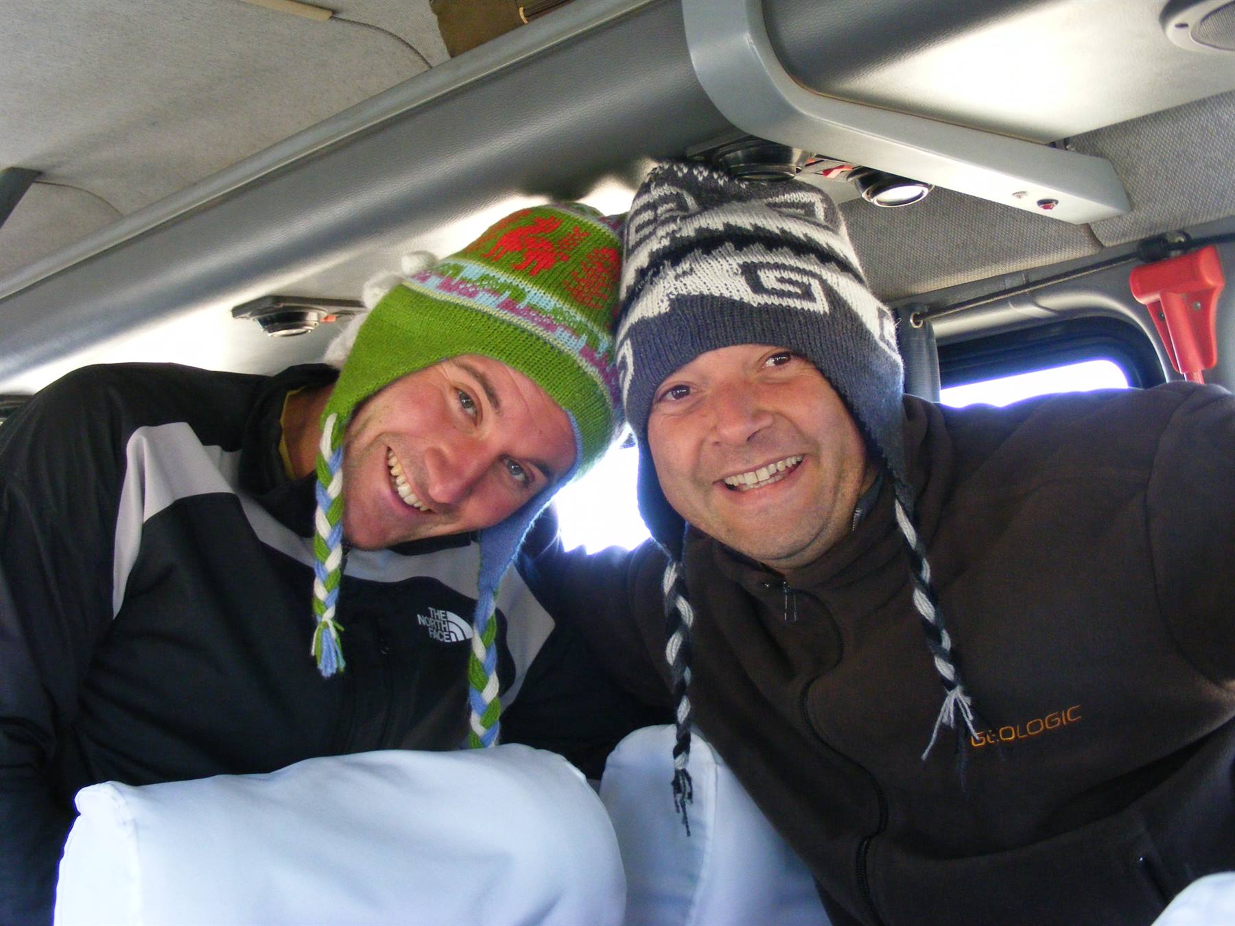 Io e Gregorio....che freddo!!!