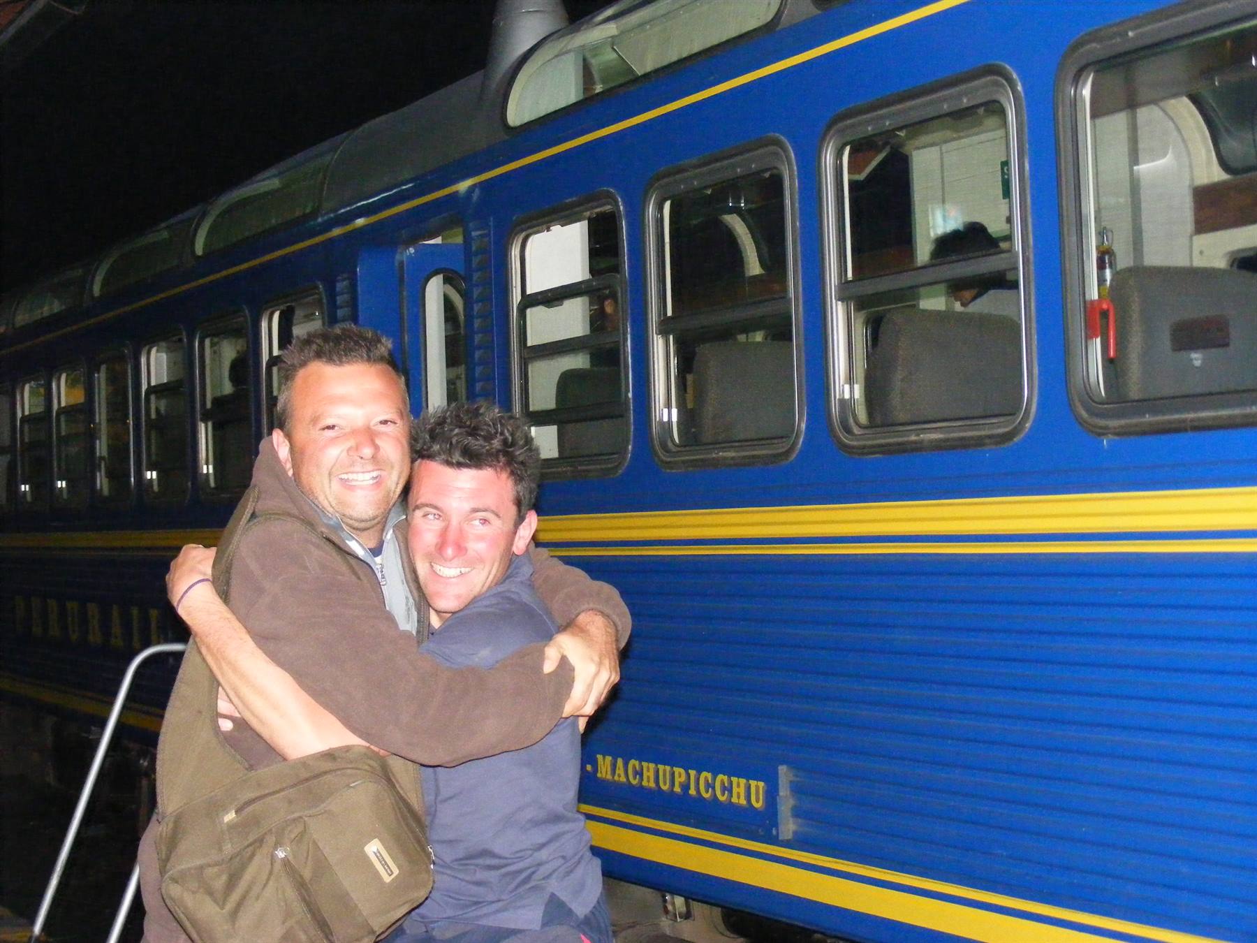 Io e Gregorio...pronti per il Machu Picchu