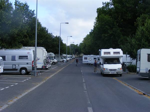 Bourges parcheggio camper