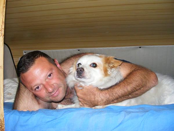 IO E UGO BEDDU NEL CAMPER