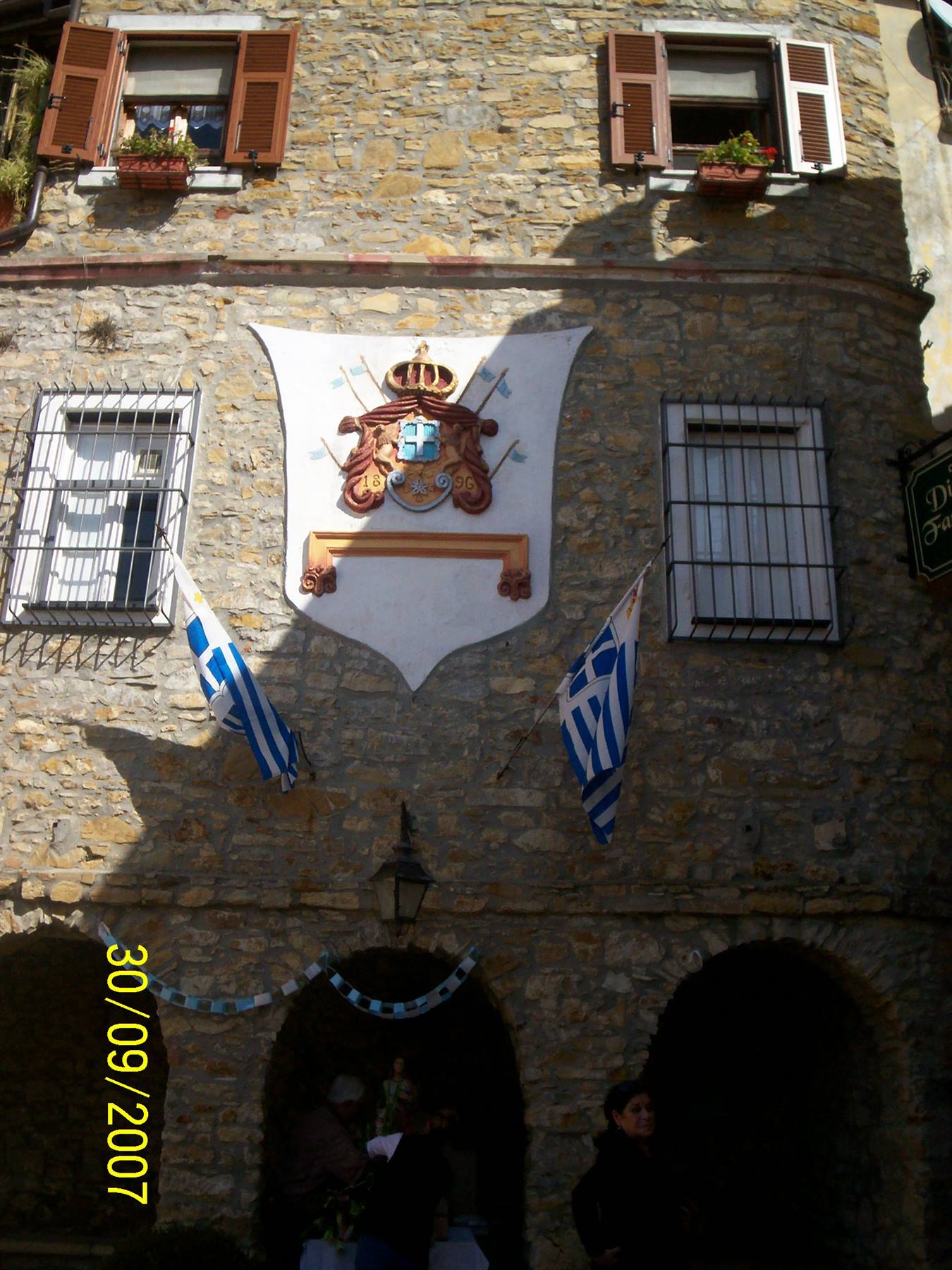 Lo stemma del Principato di Seborga