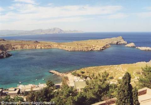 La baia di Lindos