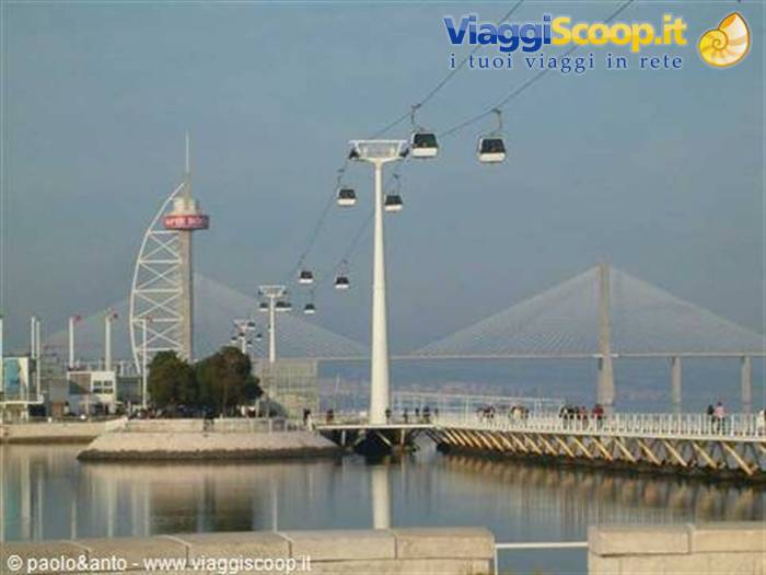 l'ovovia , la torre e il ponte vasco da gama