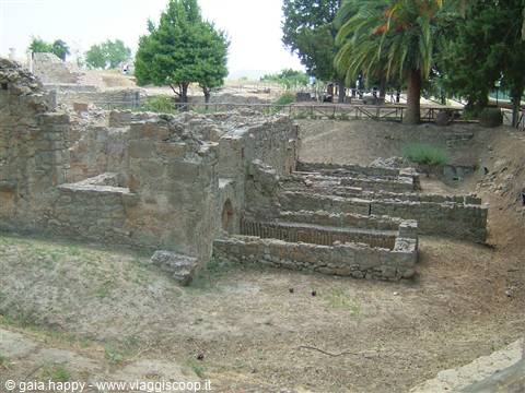 L'esterno della villa