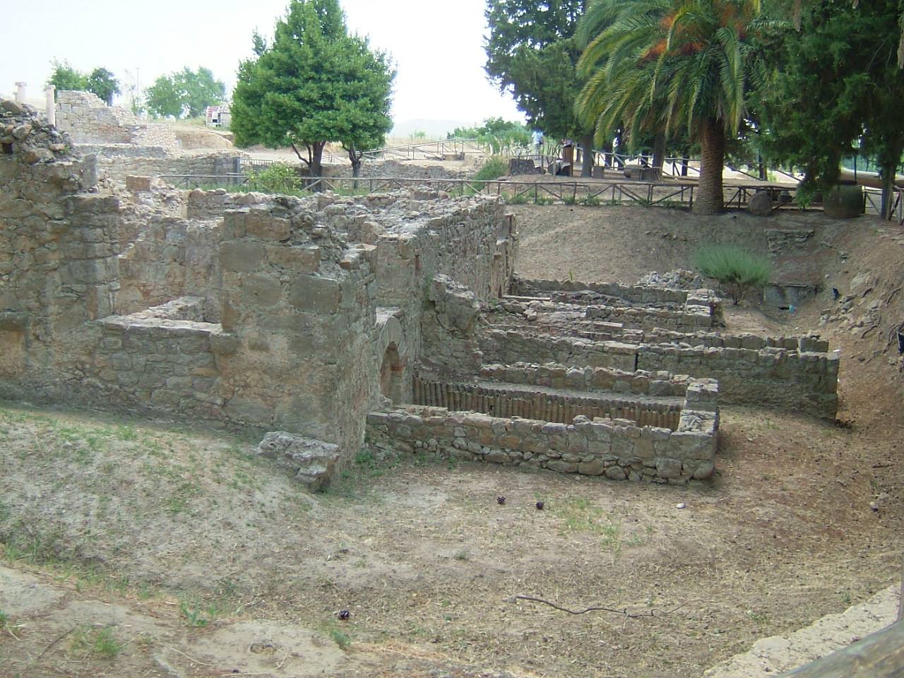 L'esterno della villa