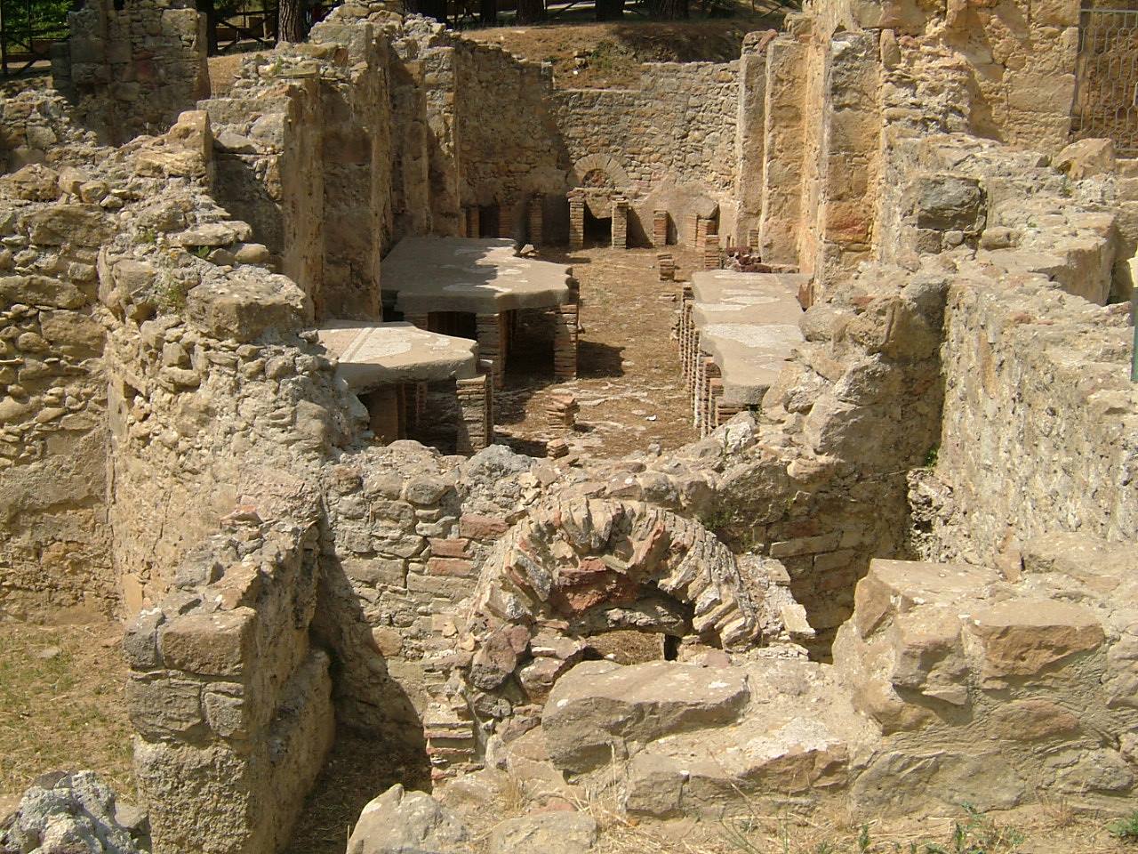 L'esterno della villa