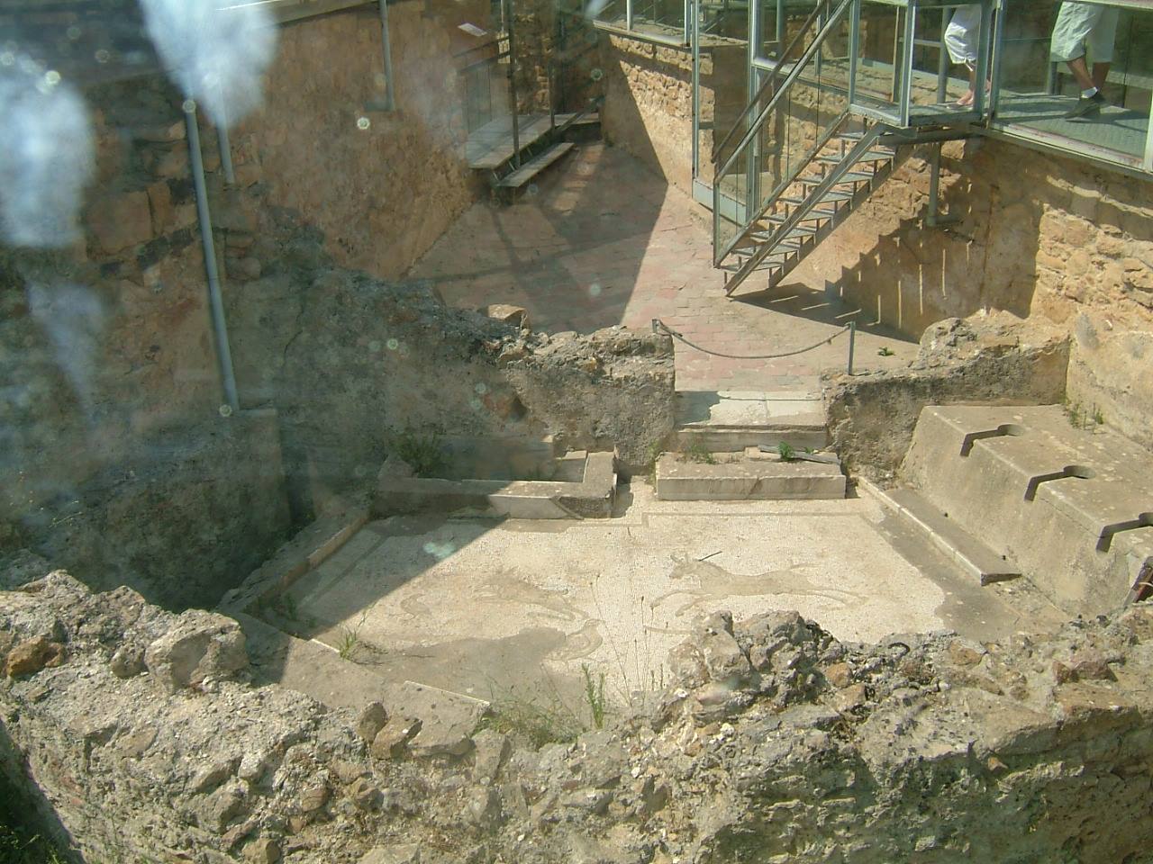 L'interno della villa