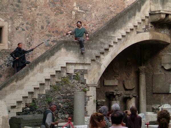 Rappresentazione nel Castello Ursino (Federico II di Svevia)