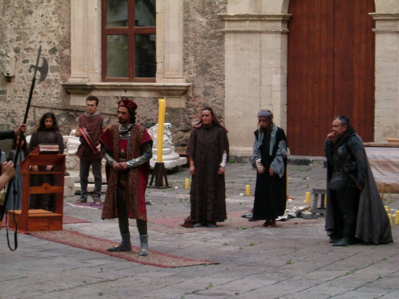 Rappresentazione nel Castello Ursino (Federico II di Svevia)