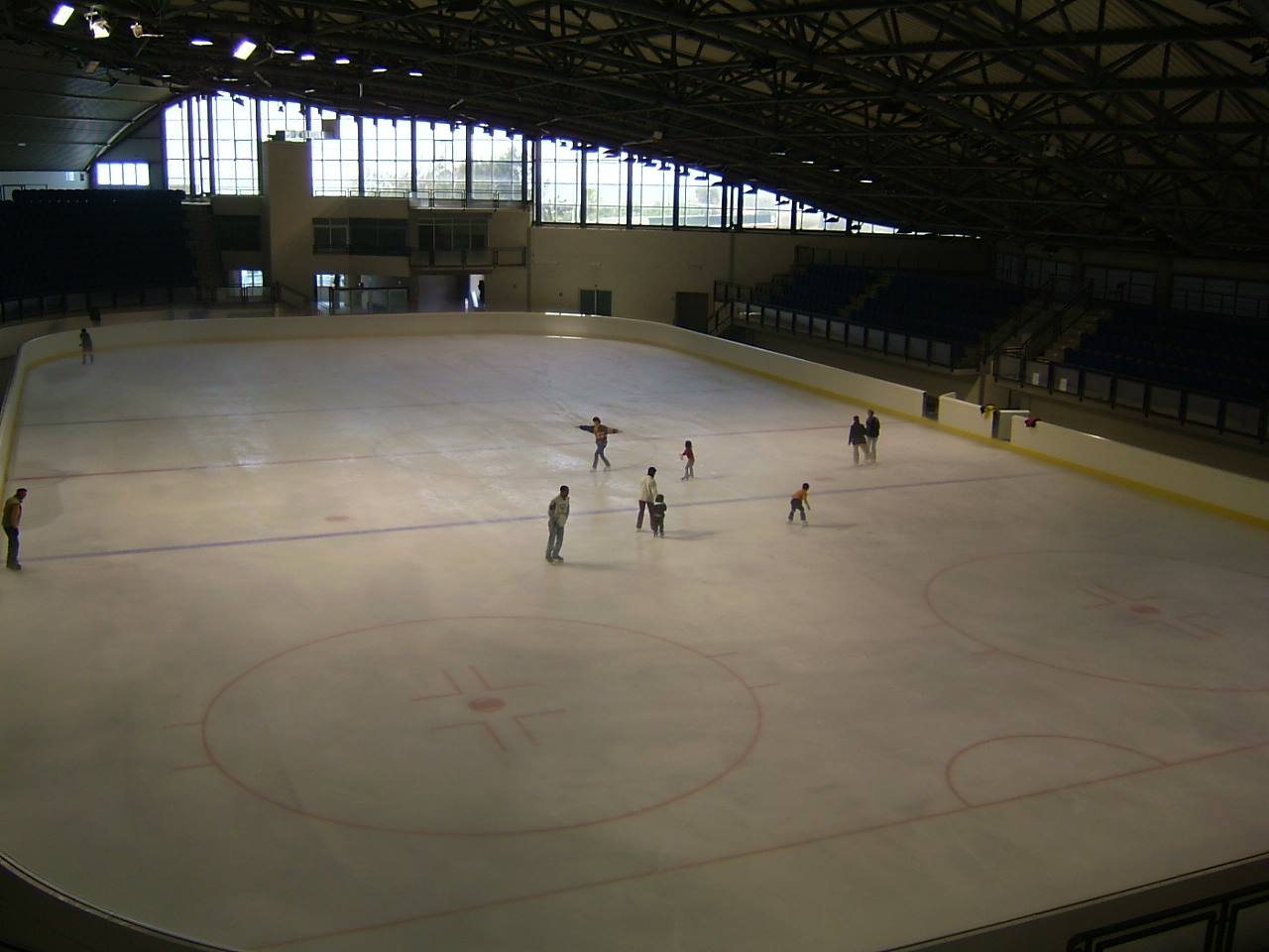 Pista di pattinaggio su ghiaccio