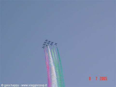 9 luglio 2005: frecce tricolori a Siracusa