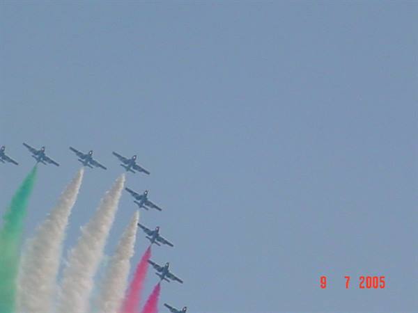 9 luglio 2005: frecce tricolori a Siracusa