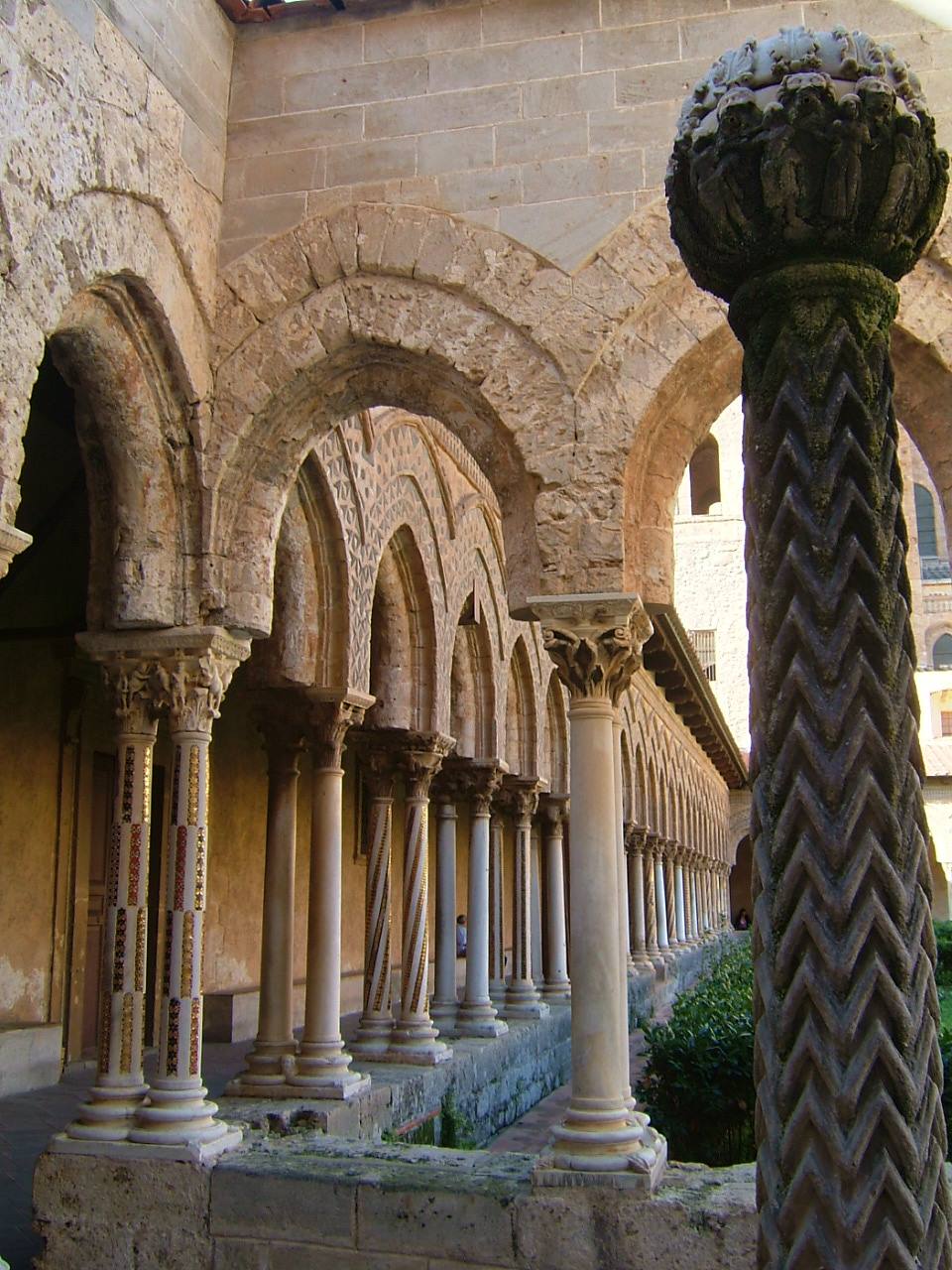 Il Duomo di Monreale, il Chiostro