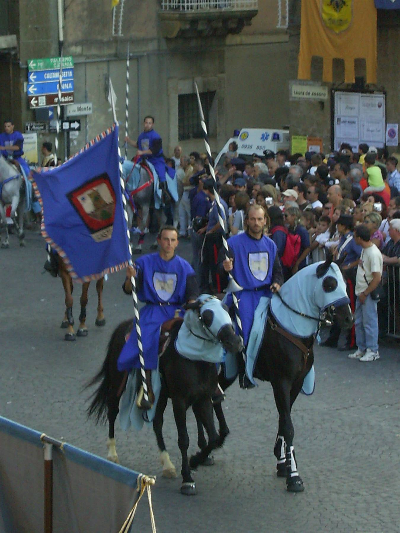 consegna delle chiavi, palio dei normanni