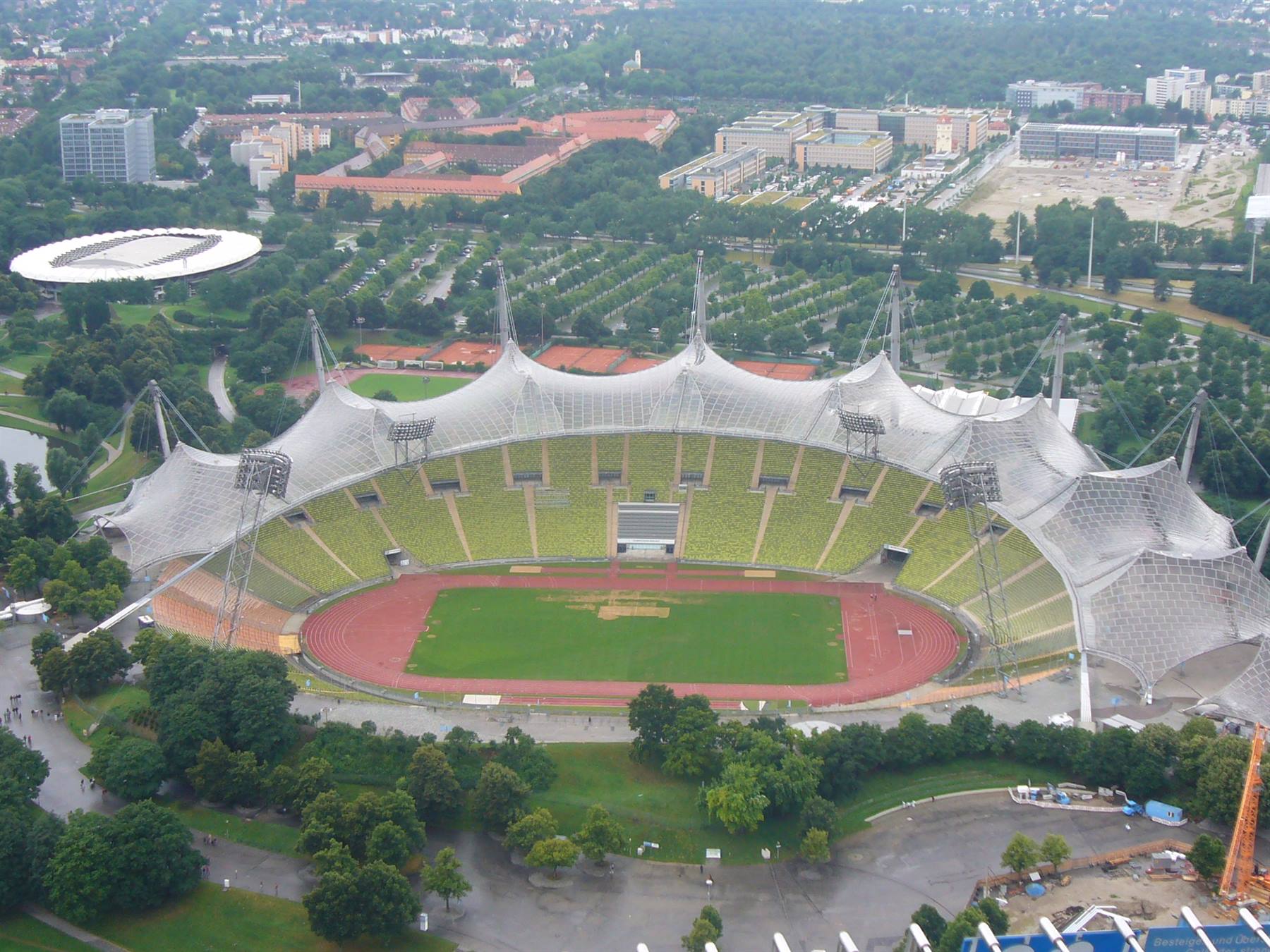 MONACO LO STADIO OLIMPICO DALLA TORRE