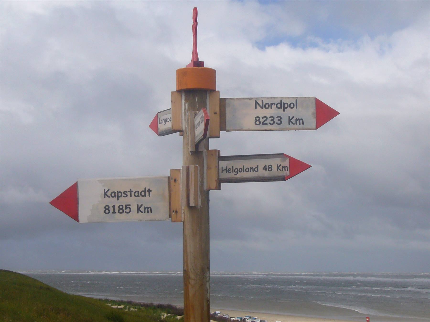 SPIEKEROOG COSTA NORD CARTELLO 