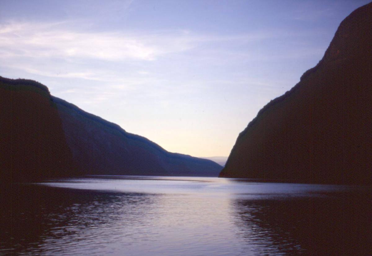 UNDREDAL - NOTTE SUL FIORDO