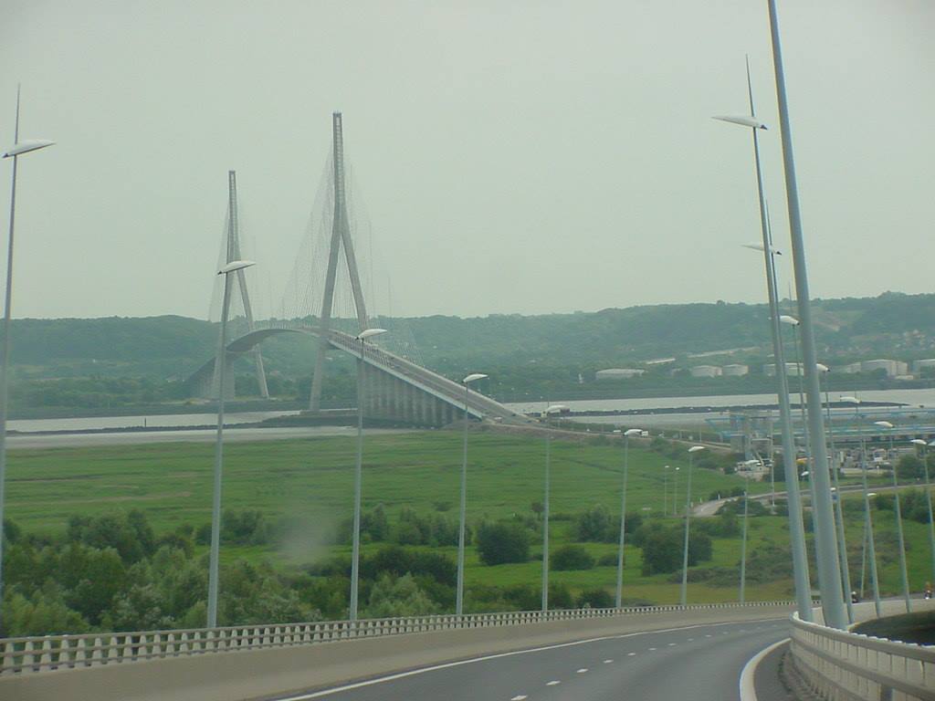 VERSO HONFLEUR IL PONTE SULLA SENNA