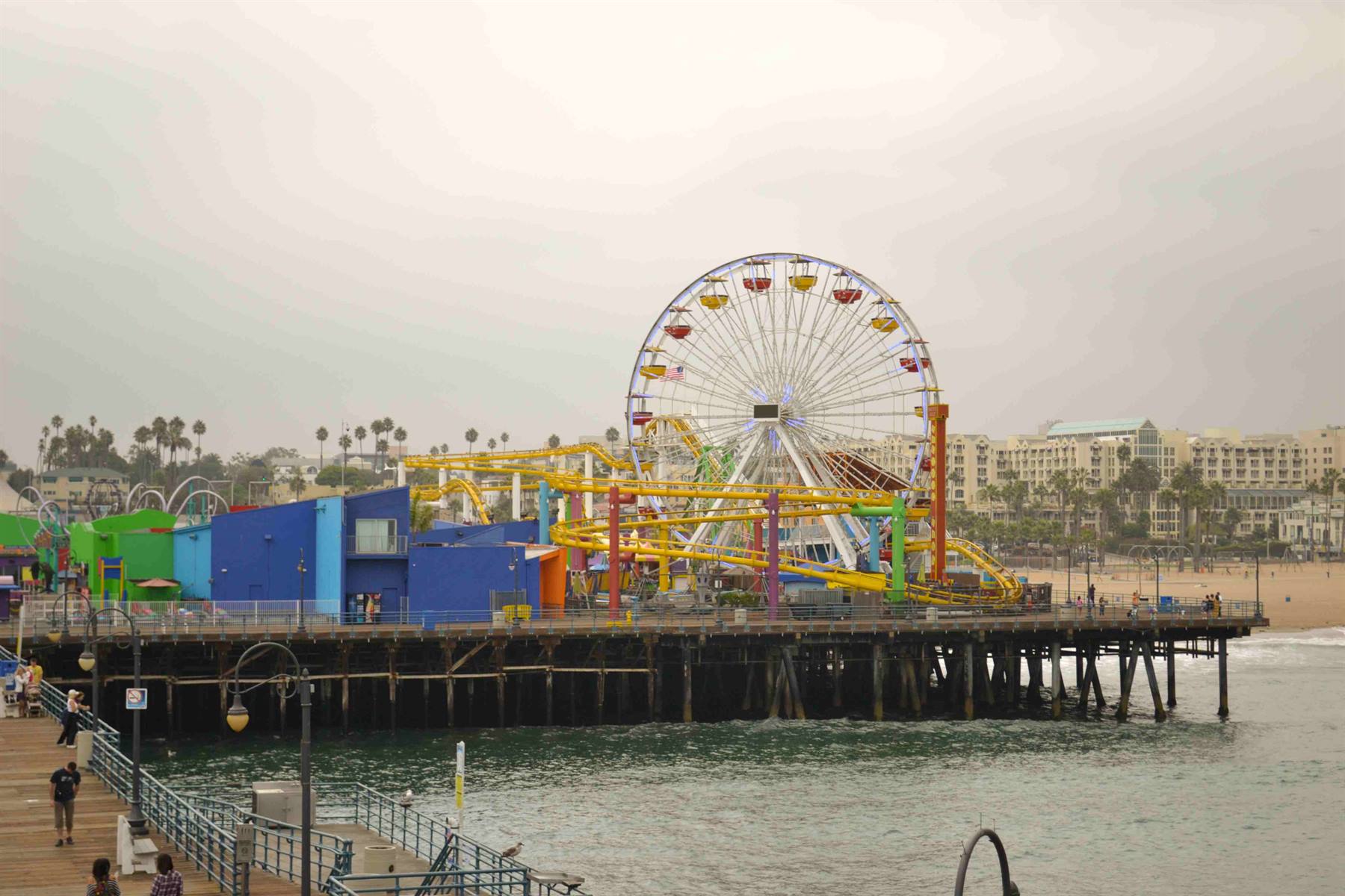 Il luna park sul pier