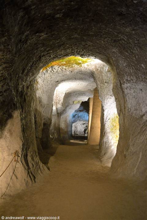 La città sotterranea, scavata nel tufo