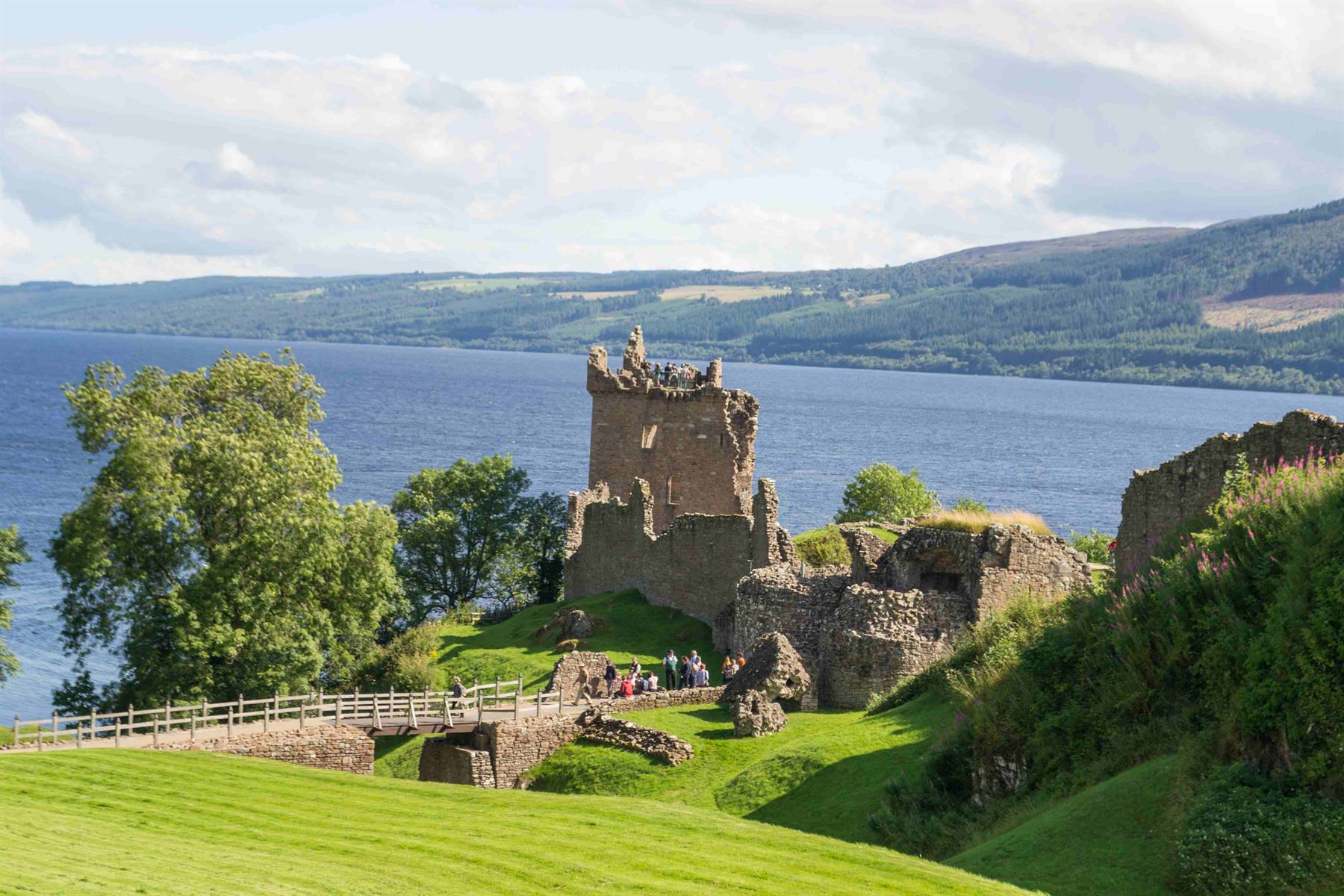 Castle Urquhart in Loch Ness