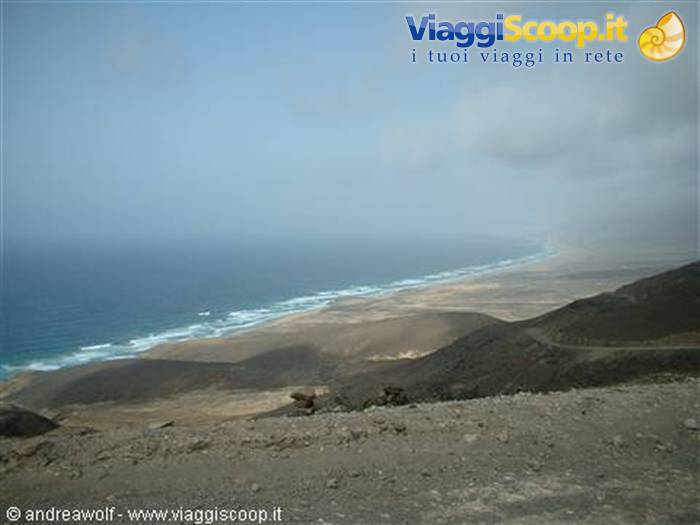 Playa di Cofete vista dall'alto...