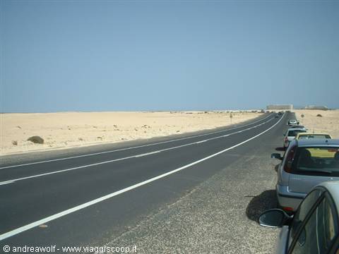 Il tratto desertico di Corralejo
