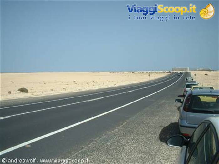 Il tratto desertico di Corralejo