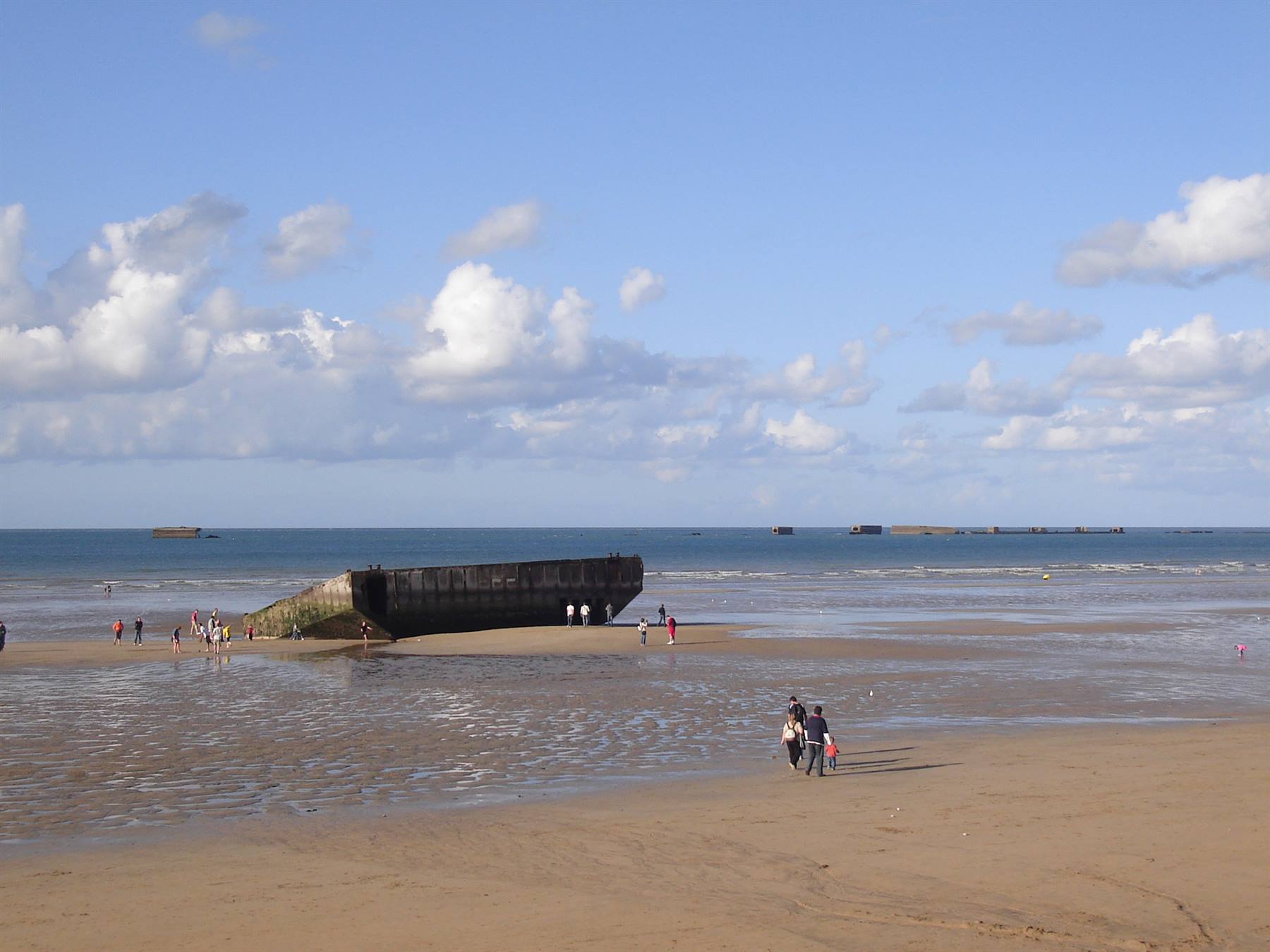 Arromanches, spiaggia dello sbarco