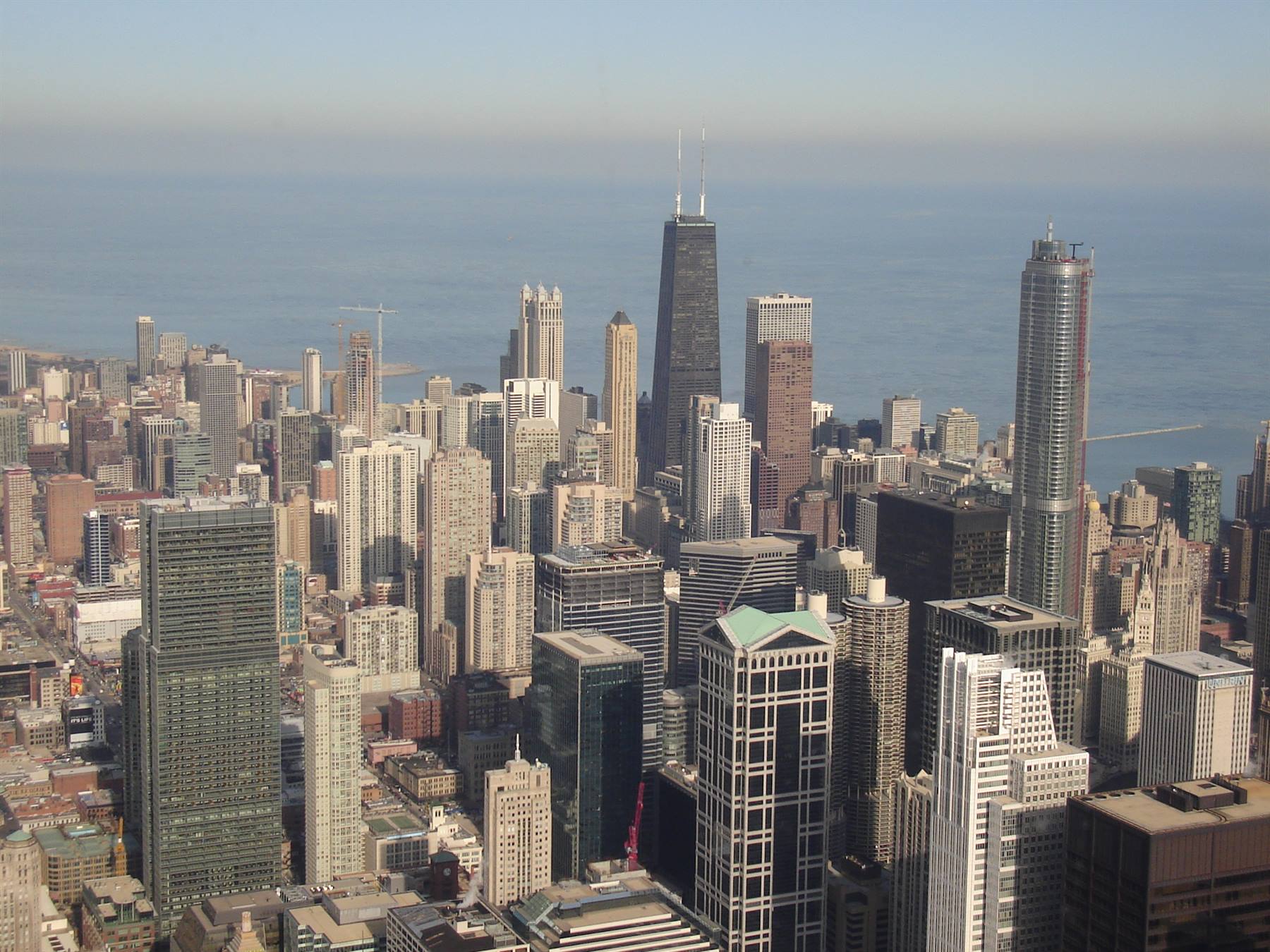 Vista del downtown dalla Sears Tower