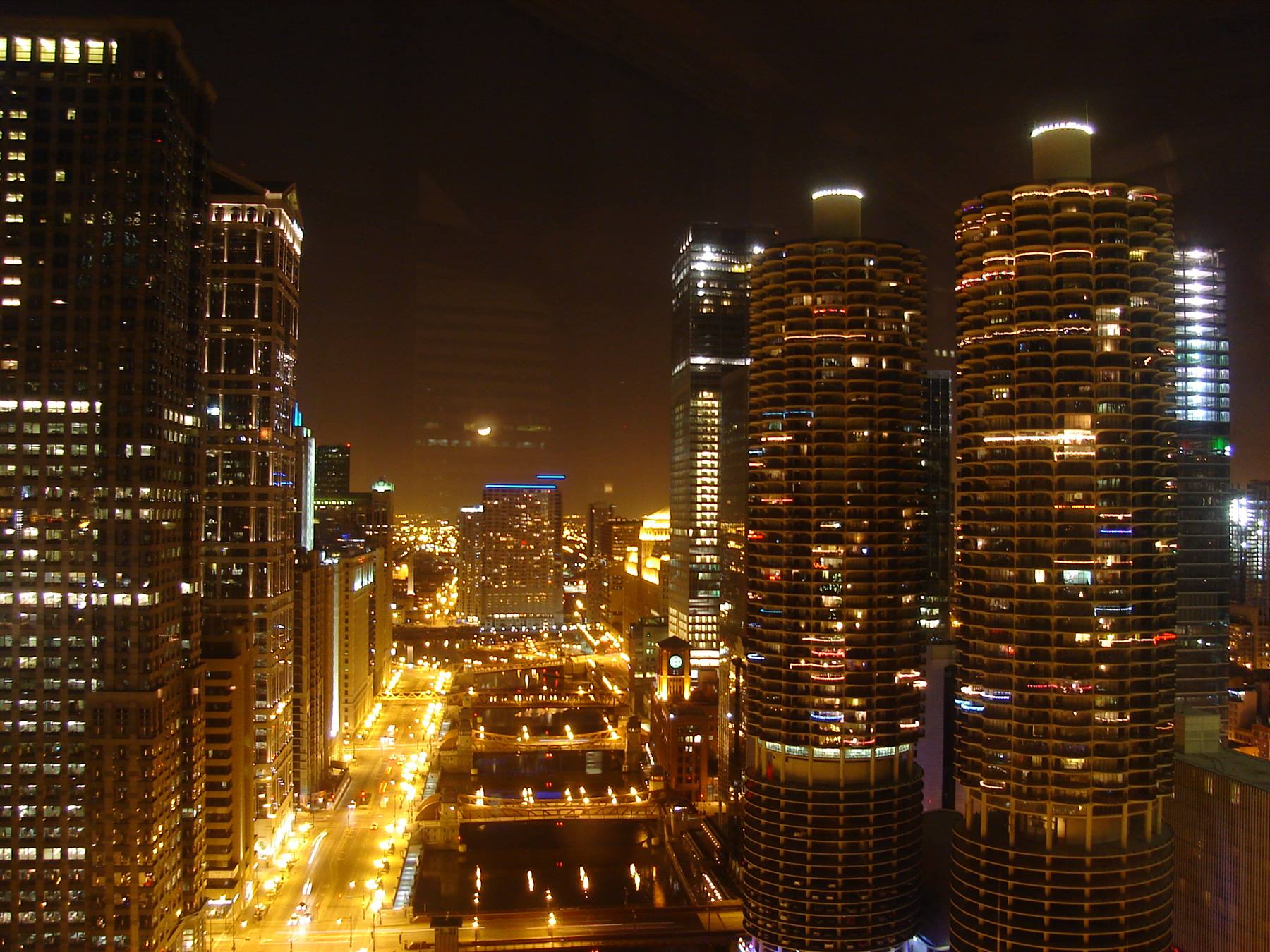 Vista dall'ultimo piano dell'Hotel 71