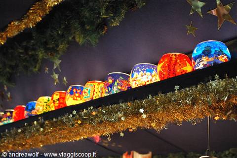 Candele ai mercatini di natale