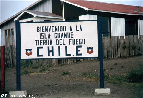 Arrivo all'Isla Grande sulla Terra del Fuoco
