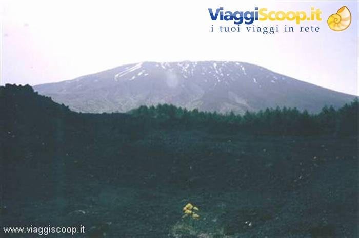 Il versante ovest dell'Etna
