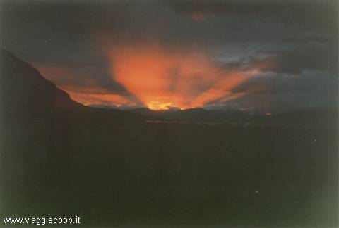 Tramonto ad Abisko