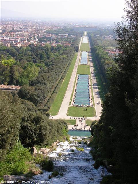 Reggia di Caserta... L'inizio delle cascate!