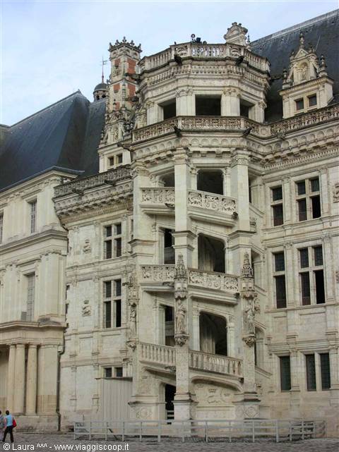 Scalinata castello di Blois