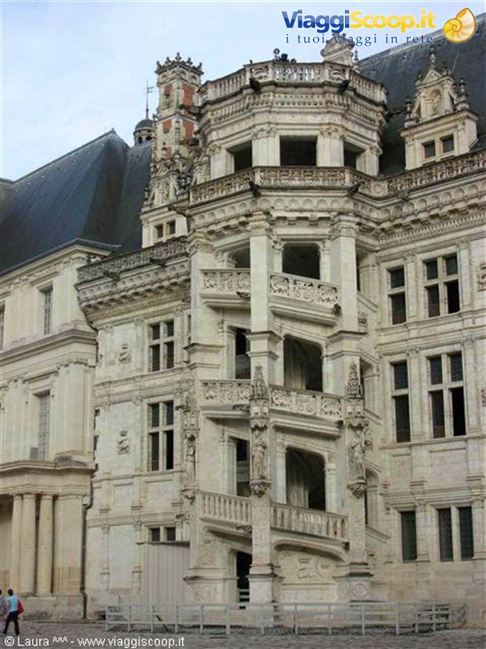 Scalinata castello di Blois