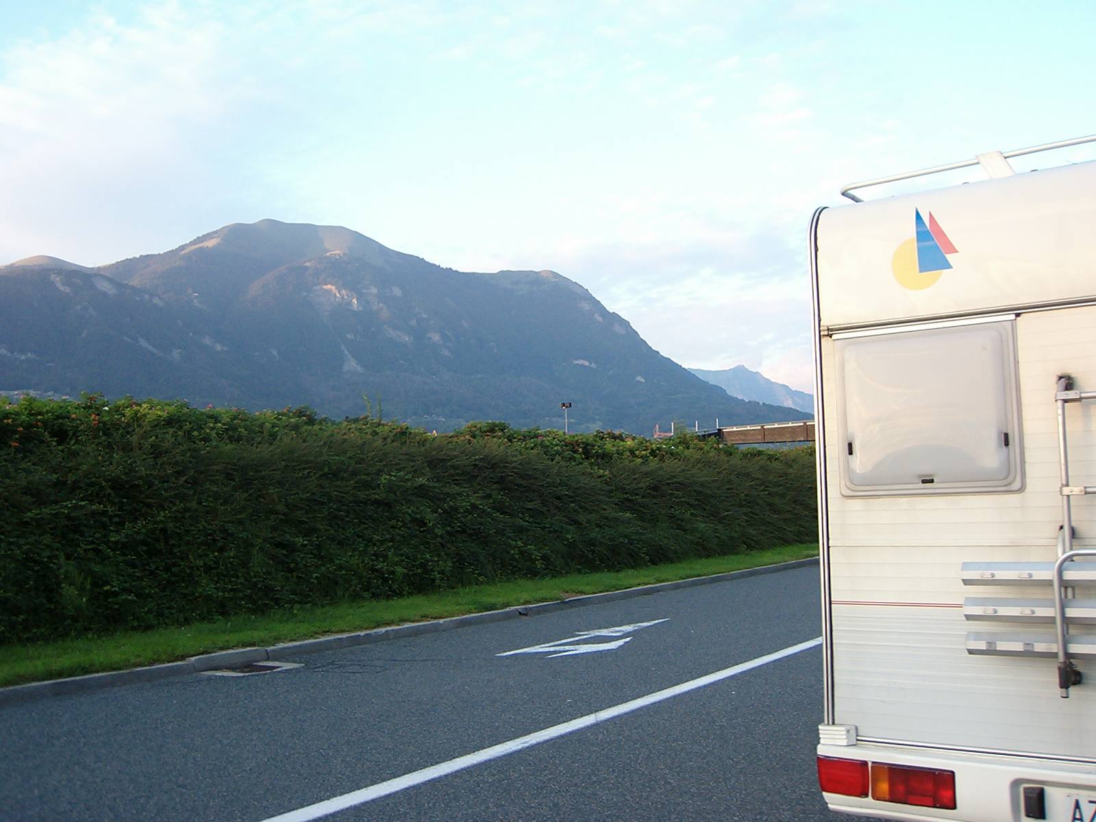 verso le Alpi.....