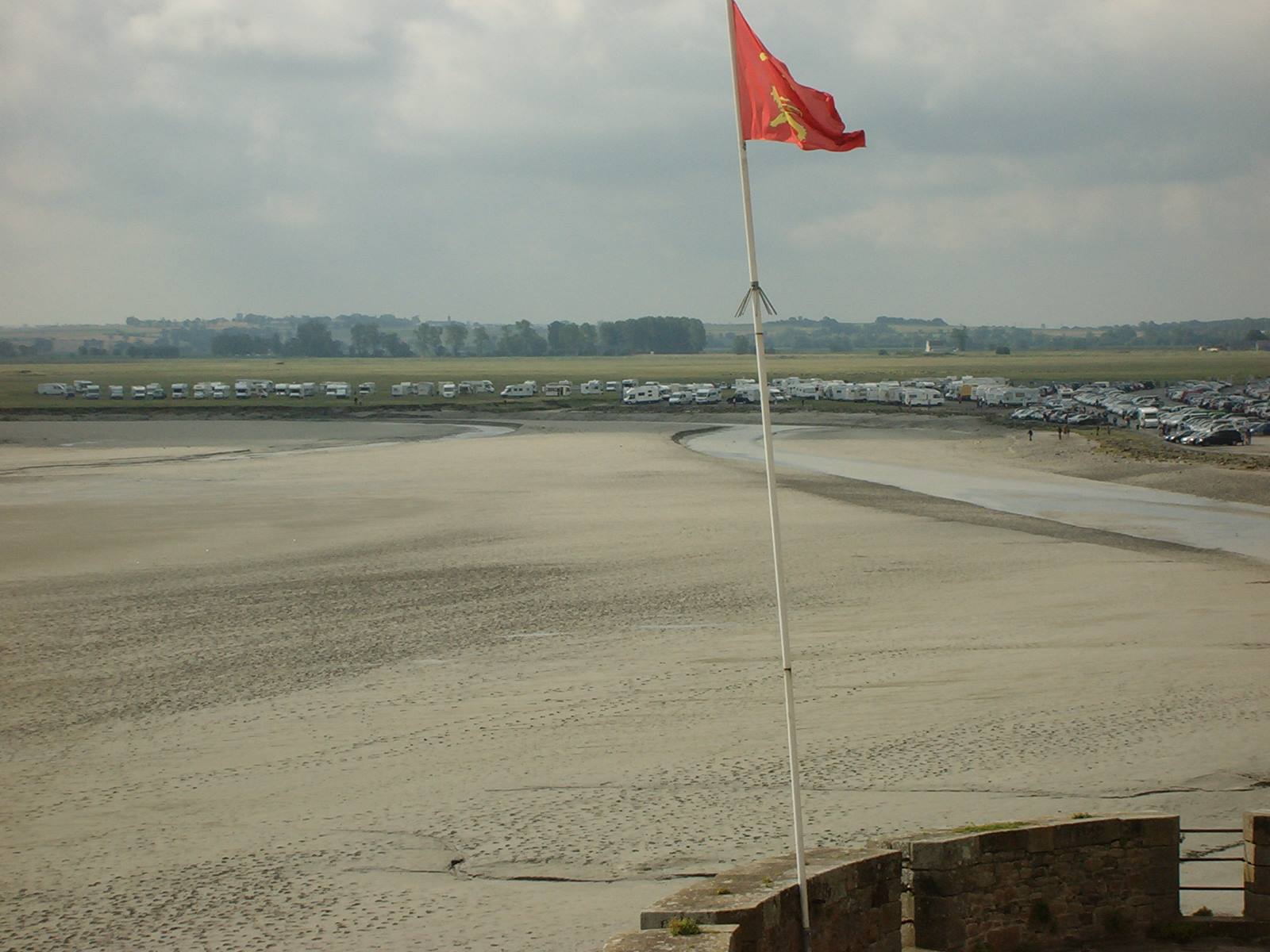 la bassa marea a mt st Michel