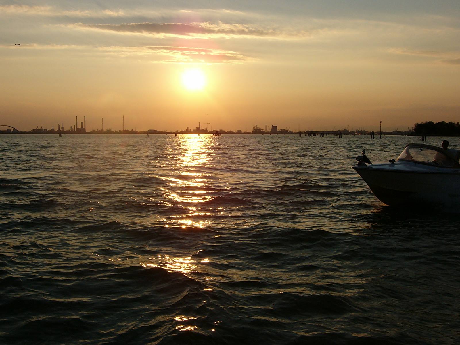 tramonto in laguna