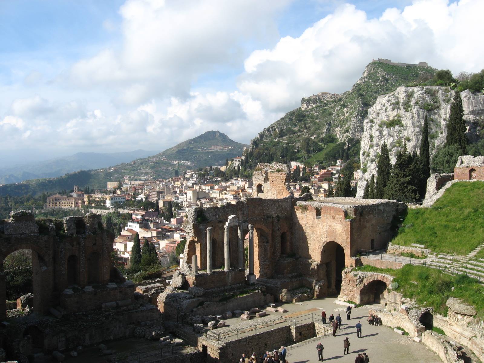 Taormina dal teatro greco