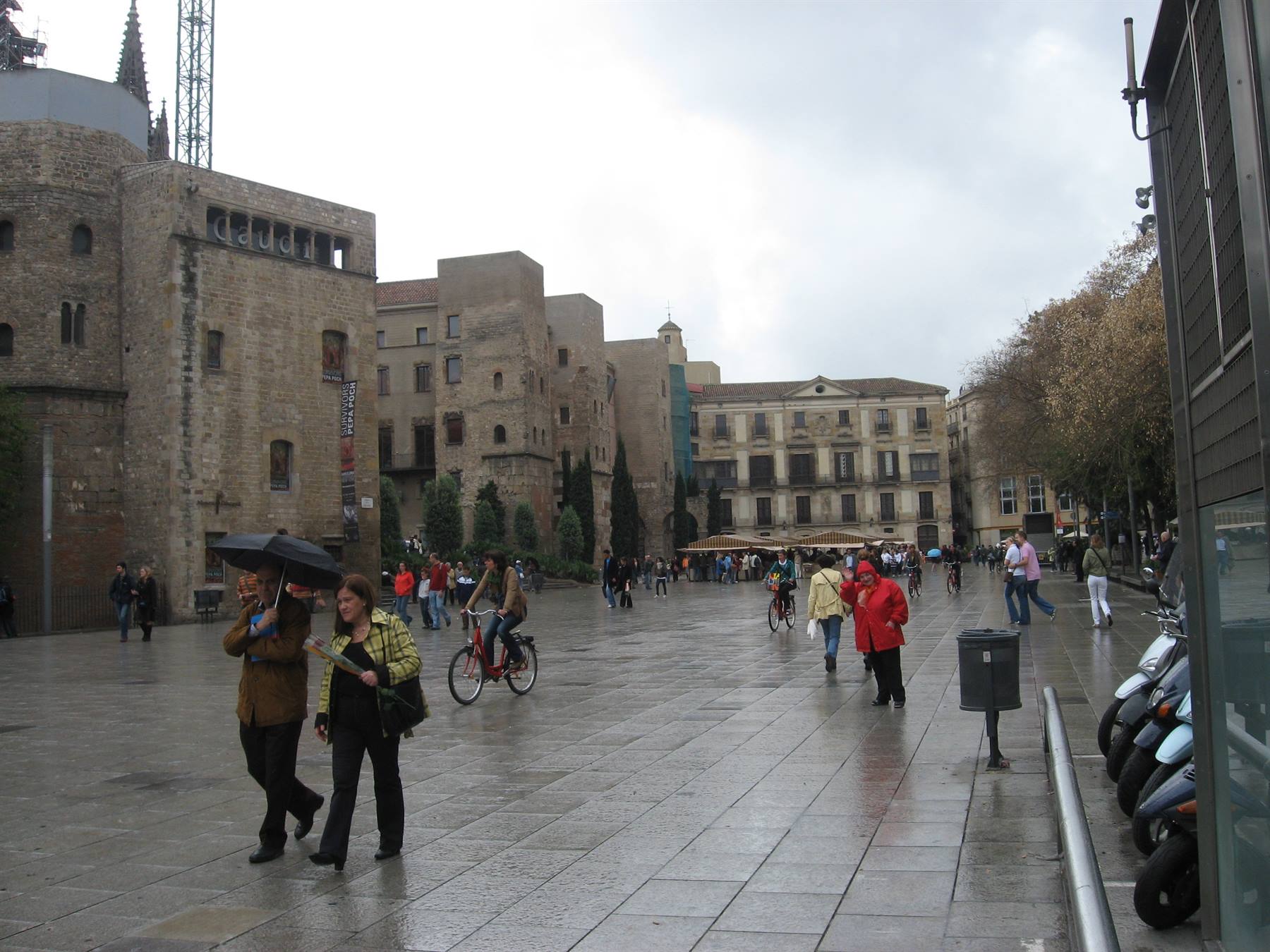 Barcellona :a volte piove...
