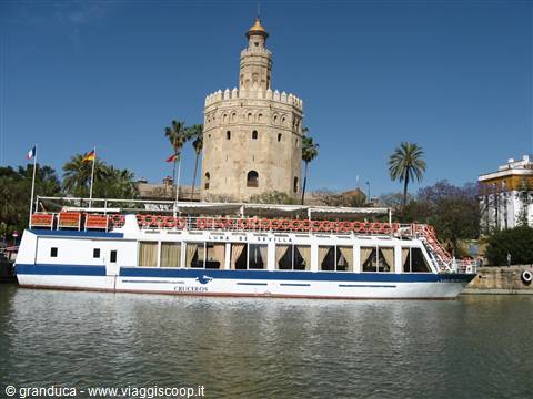 Torre del Oro dal Guadalquivir