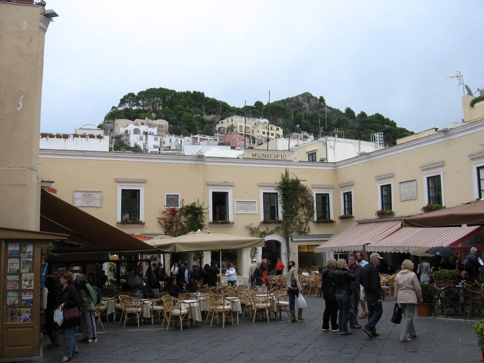Capri : la piazzetta