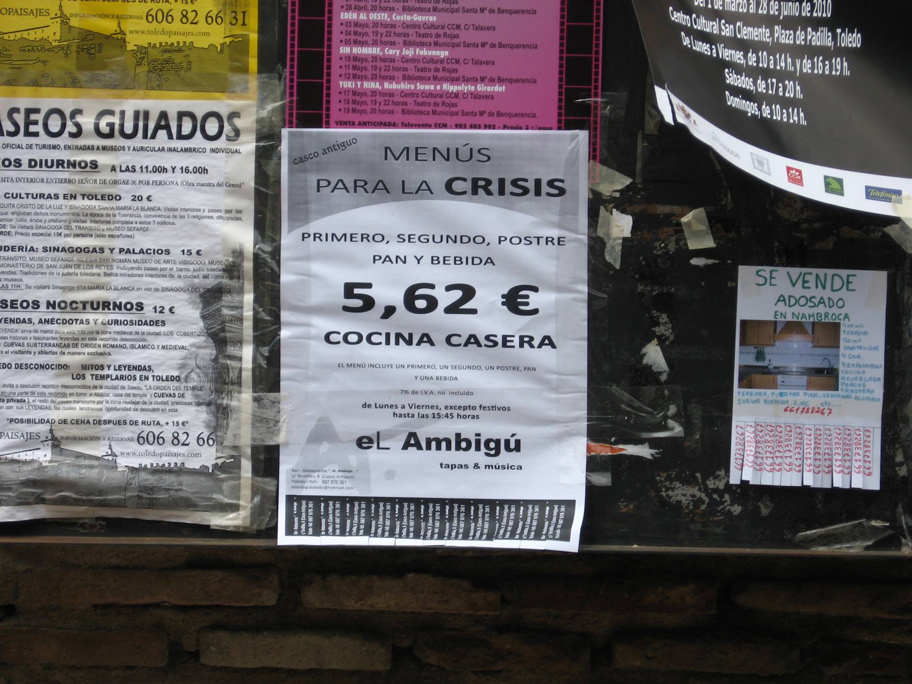 In tempo di crisi !