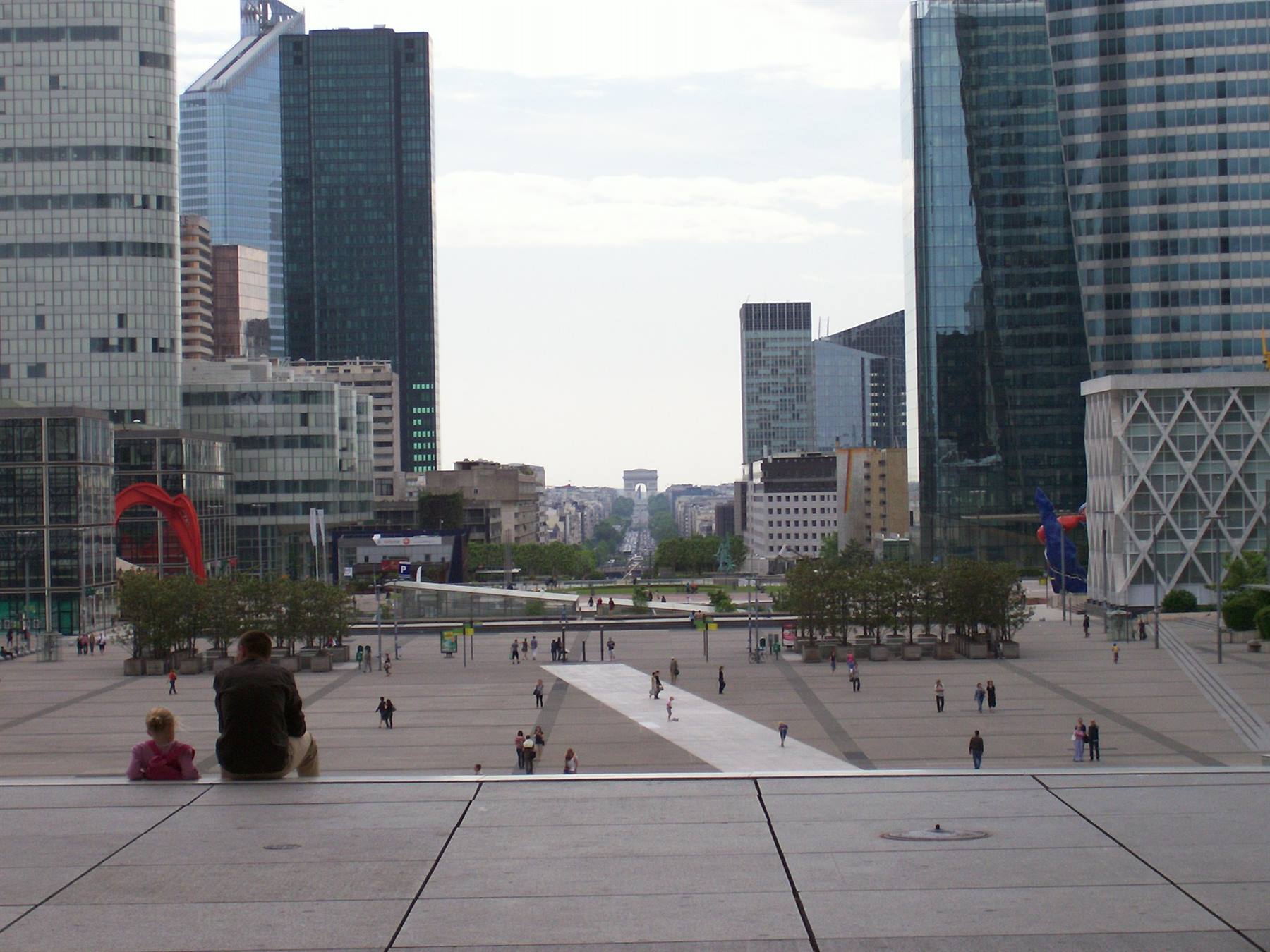 Panorama dal Grand Arche